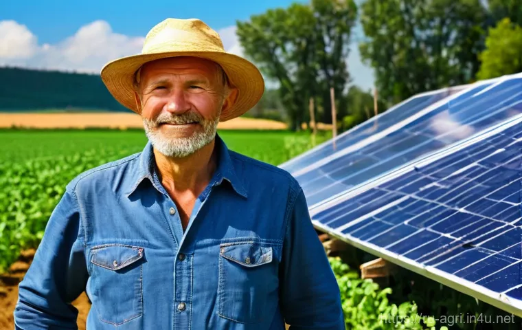 농업 재생 가능 에너지 활용 - **Solar-Powered Farm in the Russian Countryside**
    An idyllic, well-maintained agricultural compl...