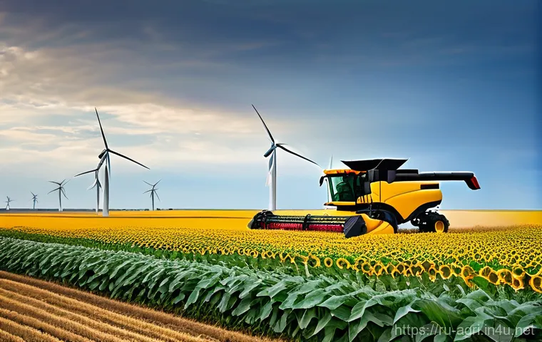 농업 재생 가능 에너지 활용 - **Biogas Innovation on a Livestock Farm**
    A clean and organized view of a modern biogas facility...